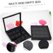 DOITOOL 2pcs Empty Eye Shadow Box Black Eyeshadow Makeup Pallete Empty Makeup Case Travel Filling Platen 9.9x2.2cm As Shown - Buy Online on GoSupps.com