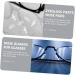 Lurrose 40 Pairs Screw Glasses Nose Pads - Non-Slip Silicone Nose Protection for Glasses Bridge - Replacement Pads for Plastic Frames - Transparent 1.4x0.8cm - Ideal for Comfort & Stability - Buy Online on GoSupps.com