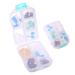 Zuihug 1 pack of travel pills organizer-10 compacts compact and portable pill box perfect for storage pill holder for wallets white 1 pack white