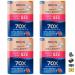 Zeavita Activ70X Collagen Plus P Gluta Z Max Moisture Nourish Skincare Japan 30 Sachets/Box (of 4) By Thaigiftshop Get Free Tomato Facial Mask