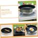 FUNOMOCYA Camping Portable Pan Griddle Non Stick Cooking Utensils Camping Cookware Flat Skillet Non Stick Fry Pan Stainless Steel Cookware Pans Frying Pan Wood Egg Pancake Skillet - Buy Online on GoSupps.com