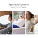 USB Heating Scarf & Pillows | 3 Levels of Pain Relief for Back & Shoulders | Washable Comfort & Relaxation - Buy Online on GoSupps.com