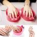 2-Piece Nail Art Soaked Bowl Set | DIY Salon Manicure Spa Tool for Hand Care & Treatment - Buy Online on GoSupps.com