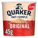Quaker Oat So Simple Original Pot 8 x 45g PMP