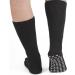 1 Pair Extra Wide Diabetic Socks | Anti-Skid Bottom, Soft Cotton | Ideal for Swollen Feet - Black - Buy Online on GoSupps.com