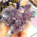 Natural Crystal Rough Amethyst Geode Heart Stones Crystal Crystals Stones Titanium Rainbow Aura Amethyst Cluster Angel Aura Quartz (Size : 70-80g) - Buy Online on GoSupps.com