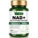 TKTALKER NAD Supplement 2000 Mg - 120 Capsules True NAD & Resveratrol, NMN Alternative Liposomal NAD+ for Women & Men, Support Cellular Health, Stamina & Healthy Aging - Ultra Strength Capsules