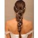 BERYUAN White Flower Pearls Wedding Hair Vine Pearls Wedding Headband Silver Bridal Headpiece Wedding Hair Accessory for Brides Bridesmaid Girls (Silver) - Buy Online on GoSupps.com