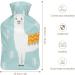 Alpaca Rubber Hot Water Bottle with Lid for Pain Relief | Cramps & Foot Warmer - Hot & Cold Therapy - Buy Online on GoSupps.com
