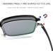Devirld 2-in-1 Progressive Multifocal Reading Glasses for Men & Women - Anti Blue Light UV400 with Polarized Sunglasses Clip - Black 1.0x - Buy Online on GoSupps.com