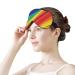 Abstract Rainbow Sleep Mask Eye Cover | Adjustable Strap for Men and Women - Perfect for Sleeping, Blocking Light, and Traveling - Buy Online on GoSupps.com