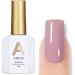 Nude Gel Nail Polish 15 ML - Soak Off UV/LED Salon Quality Varnish in Dusty Rose | AILLSA Cute Color for Home Use - Buy Online on GoSupps.com