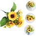 Warmhm 2 Pcs Simulated Sunflower House Ornaments Fake Sunflower Branches Fake Silk Sunflower Silk Sunflower Bouquet Fake Sunflowers Fake Yellow Flowers Silk Cloth At Home Spring Yellowx2pcs 33X25CMx2pcs - Buy Online on GoSupps.com