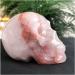 Natural Fire Quartz Crystal Skull - Handmade 500-600g Family Gift Home Office Decoration & Witchcraft Lucky Stone - Buy Online on GoSupps.com