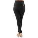 Milano Maternity Jeans: Ultra Stretch Buttery Soft Denim for Comfortable Pregnancy - High Waisted Over The Bump Band (Size 10, Black) - Buy Online on GoSupps.com