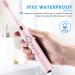 WOSUK Sonic Electric Toothbrush - Travel-Friendly Design, 4 Modes, 16 Gears, USB Fast Charge, Smart Timer - Pink - Buy Online on GoSupps.com