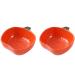 Sauce Dipping Saucer Sauce Dipping Bowls Exquisite Fruit Shape Snack Dish Ceramic Soy Sauce Dipping Bowls Side Dishes for Snack Sushi Fruit Appetizer Dessert 2pcs Soy Sauce Bowls Dip Bowls