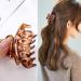 3 Pack Medium Hair Claw Clips 2.7 Small Hair Catch Barrette Jaw Grips Plastic Nonslip Hair Clip for Women Girls Half Bun Hairpins for Thick/Thin Hair - Buy Online on GoSupps.com