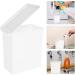 Alipis Box Sheet Laundry Detergent Storage Box Plastic Drawers Plastic Containers Washing Machine Iron Bucket Sundries Storage Bucket White With Cover Washing Powder Bucket - Buy Online on GoSupps.com