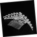 minkissy Bridal Comb Headpiece Bridal Headpiece Bride Comb Earth Tones Bridal Comb Rhinestone - Buy Online on GoSupps.com
