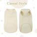 Shop Stylish Dog Sweater for Chihuahua & Small Breeds | Soft Breathable Vests for French Bulldog Pomeranian & Maltese - Beige - Buy Online on GoSupps.com