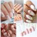 Gold Lines Nail Art Stickers - Self Adhesive Metal Curve Stripe Decals for French Manicure - 10 Sheets - Buy Online on GoSupps.com