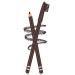 2 Packs Eyebrow Pencils with Soft Brush 2-in-1 Long-lasting Water-proof Sweat-proof Brow Pencil and Brow Brush Eyebrow Shaping and Filling Pencil Makeup Tool (Dark Brown)