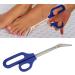 Long Handle Toenail Scissors Nail Scissors Multifunctional Rust Resistant Ergonomic Professional for Beauty Salon for Clip Cotton Cloth - Buy Online on GoSupps.com