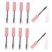 Mikinona 10pcs Mascara Empty Tube Eyeliner Tube with Brush Eyelash Mascara Pink Toiletries Travel Make up 1 g (Pack of 1) Pink