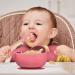 Suction Bowl & Bamboo Spoon Weaning Set | Food Grade Baby Feeding Bowls & Spoons | BPA Free Silicone Children Tableware - Buy Online on GoSupps.com