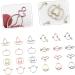 EXCEART 24pcs Epoxy alloy pendant blank hats wallet key holder bead keychain UV Resin Crafts mold witch hat - Buy Online on GoSupps.com