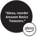 Amazon Basics Eyebrow Tweezers 2-Pack - Precision Brow Shaping Tool - Buy Online on GoSupps.com