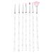 7pcs Nail Art Brushes Set - Professional & Home Use Embossing Liner Pens for Nail Painting - Buy Online on GoSupps.com