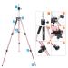 GEX 63 - Heavy Duty Canvas Block Head Tripod with Travel Bag - Rose Gold (Version 2.0) - Buy Online on GoSupps.com