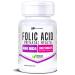 Healthfare Folic Acid 400mcg | 300 Veg Tablets | Folate Vitamin B9 | Gluten-Free | Non-GMO | Made in USA