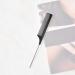 Professional Anti-Static Carbon Fibre Metal-Pin Tail Comb - Heat Resistant Salon Rattail Comb with Non-Skid Paddle Fine Tooth Design in Black - Buy Online on GoSupps.com