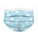 10-100PCS Adult Solid color Lovely Paw Print Disposable Protection Face Bandanas 3-Layer Breathable Face_Masks for Daily Use Blue-10pc - Buy Online on GoSupps.com