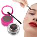 Eyebrow Powder Sculpting Kit - 2 in 1 Stamp Eyebrow Makeup Set - Double Head Waterproof Brow Make Up Kit Brow Contour Kit for Girls Women 3