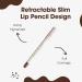 Matte Lip Liner - Retractable Slim Pencil | Longwear Smudge Proof & Waterproof Colors for Precise Contouring - International Shipping Available - Buy Online on GoSupps.com
