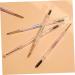 Housoutil 5pcs Tools Eyebrow Makeup Double-head with Thin Pens Pencil Brown Brush Pencils S Anti-perspiration - Buy Online on GoSupps.com