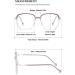 Vevesmundo Blue Light Filter Reading Glasses for Men & Women - Stylish Square Large Nerd Glasses +0.0 to +4.0 | Anti Blue Light Visual Aid - Buy Online on GoSupps.com