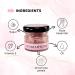 Exfoliating Sugar & Dried Rose Petals Lip Scrub with Vitamin E & Rose Essential Oil - 0.88 Oz/25 gm - International Shipping Available - Buy Online on GoSupps.com