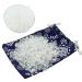 Orienttrea 500 grams of mountain crystal drum stones mini mountain crystal gemstones charging stones granulate/mini chips mountain crystal healing stones packed in a gift box