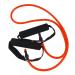 Yoga Elastic Fitness Exercise Pull Rope Exercise Resistance Bands Workout Bands with Handle for Women (Black + Green)