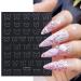 Airbrush Nail Stencils - French Star Heart Bear Butterflies Decals | DIY Nail Designs Stickers - Buy Online on GoSupps.com