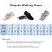 ZGDG Men's Diabetic Edema Shoes - Wide Width Adjustable Walking Sneakers for Swollen Feet - 12 Wide Black Gray - Buy Online on GoSupps.com