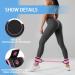 Ankle Resistance Bands with Cuffs Set 60lbs Three Different Pound Resistance Bands for Kickbacks Hip Fitness Training Exercise Bands for Butt Lift Women Pink - Buy Online on GoSupps.com