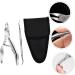 FRCOLOR 1 Set Manicure 2-Piece Set manicure trimmer cuticle pusher pedicure nippers Dead Skin Scissor Toenail brush pedicure trimmer cuticle clippers Manicure tools Stainless steel - Buy Online on GoSupps.com