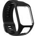 Braleo Silicone Sports Bracelet for TomTom Runner 3/Runner 2/Spark 3/Adventurer/Golfer 2 - Replacement Bands (Black & Blue) - Buy Online on GoSupps.com