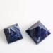 1pc 50mm Natural Polished Blue Sodium Square Pyramid Crystal Reiki for Home Decorate Room Decoration Stone Mineral Specimen - Buy Online on GoSupps.com
